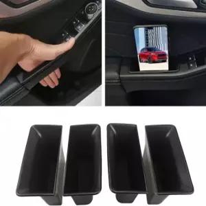포드 이스케이프용 도어 사이드 보관함 2020 2021 2022 2023 2024 2026 액세서리 포켓 핸들 프로텍터 삽입 트레이 정리함(4PCS/앞문 세트)