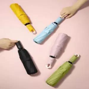 ( )D 자외선차단 우산 3단 자동우산 경량 고리 양우산 양산