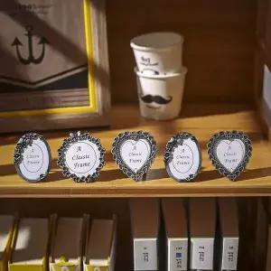 미니 엔틱 사진액자 5개 탁상용 포토액자