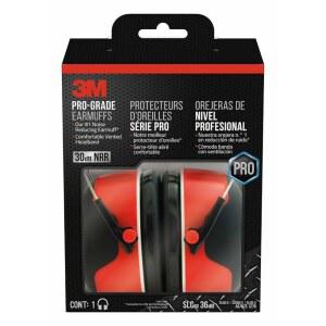 3M 프로급 이어머프 소음감소 등급(NRR) 30dB 가볍고 조절가능 하루 종일 편안함을 위한 압력 포인트 감소 고무 오버몰드 디자인의 스틸 와이어 헤드밴드(90565-4DC-PS)