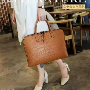 고급 악어가죽패턴 서류가방 남성 가방 비즈니스 독특한