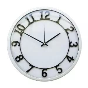 BS 레그노 - 볼록화이트 와인드 벽시계