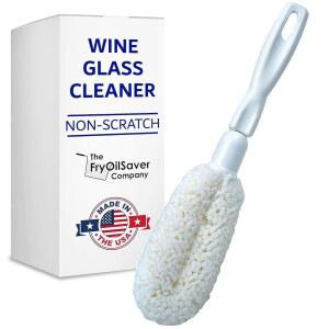 플루트 및 스템웨어 와인잔 청소 브러시 비스크래치 디캔터용 바 식기세척기 와인 청소기 사용 크리스털 잔, 레스토랑용 FryOilSaver 샴페인 & - B61C의 가능,