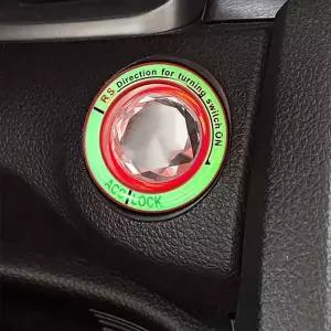 자동차 전원 스타트 버튼 커버 스티커 야광 차량용