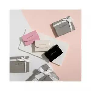 질스튜어트 JILLSTUART ACC 코코 블랙 로고 포인트 장식 소가죽 카드지갑 JAWA5F521BK 44