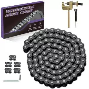 35 롤러 체인 3피트 95인치 고 카트 미니 자전거 더트 바이크 오토바이 파워스포츠 액세서리 부품 35개