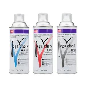 -염색침투 탐상제 메가체크 세트 (1EA)보수용품 상업용 스프레이 누수검사 용접부위 수작업공구 간편사용