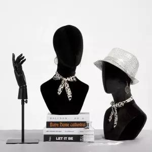 모자 마네킹 쇼케이스머리 촬영 옷가게 전시 디스플레이