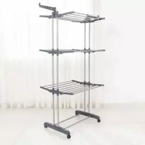 이동건조대 JT 고급형 6단 빨래건조대 이동접이식 공간 활용