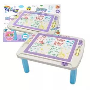 유아용 자석펜 매직 보드 책상 미술 놀이 그림 책상