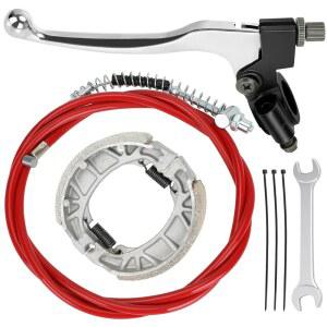 콜먼 CT200U CT200U-EX BT200X 바하 워리어 MB200 프레데터 212 196cc 6.5마력 모터 미니바이크 부품 7/8인치 22mm 핸들바용 YOXUFA 레버 키트 67인치 드럼 브레이크 케이블 어셈블리 교체