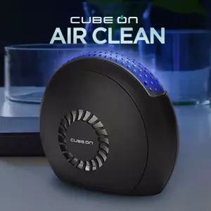 큐브온 3중필터 1000B 휴대용 공기청정기 블랙 차량 차량용 USB전원 헤파 미니 탁상용