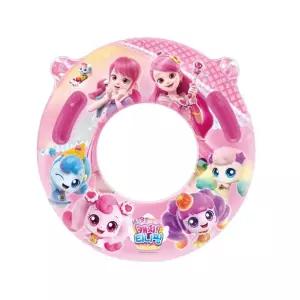 어린이 수영장 바다 물놀이 손잡이 원형 튜브 65cm캐릭터 여아 캐치티니핑 이용품