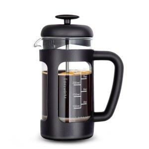 보로실리케이트 유리와 부드러운 그립 12온스 있는 프렌치 이지워크 프레스 커피 핸들이