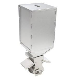 텐트 스토브용 버너가 있는 야외 캠핑 스토브 액세서리 펠릿 통(실버)