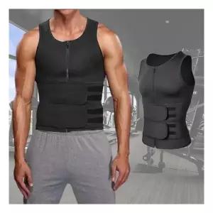 남여공용 찍찍이 타입 이중 허리밴드 지지 보정 조끼