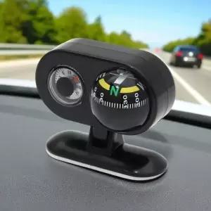 ( )EAS 에버웨이 차량용 나침반 자동차 대시보드 온도계