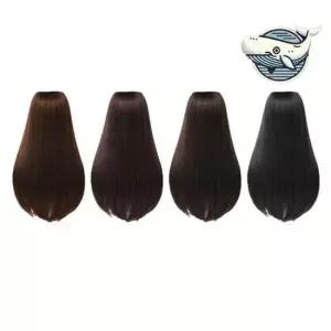 통가발 스타일리시 똑딱이 헤어피스 반가발 헤어