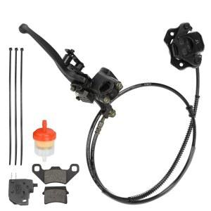 FVRITO 좌측 유압 브레이크 마스터 실린더 캘 어셈블리 50cc 70cc 90cc 110cc 125cc 타오토 쿨러 ATV 비타치 피스 선엘 로케타 카즈마 바하 NST 아이스베어 미니 자전거 중국식 쿼드 4 휠러 부품용