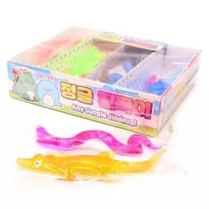 정글 찐득이 (완구) (비식품) (1타 16개입)모형 동물 찐득이장난감