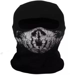 유령 오토바이용 깜짝 마스크 해골 페이스 블랙
