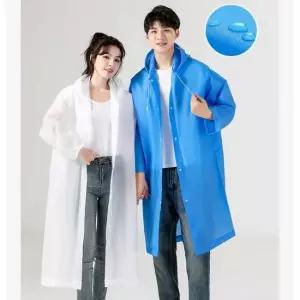 남여공용 여름 필수템 페스티벌 휴대용 EVA 레인코트