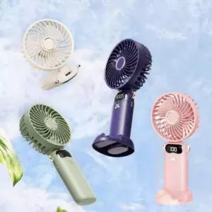 LED 목걸이형 손선풍기 6단 조절