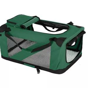 접이식 켄넬 대형견 소프트 이동장 휴대용 케이지 중형견 펜스 빨강