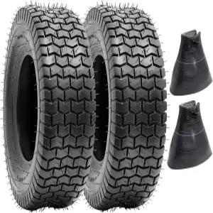 2개의 PCS 20x8.00-8 타이어와 20x8.00-8/20x10.00-8 내부 튜브 4개의 휠러 ATV 쿼드 론 마워 휠바로우 고