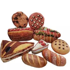 빵 모양 쿠션 장식 카페 소파 베이커리 빵모양 베개 선물