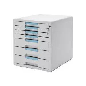 [문구/오피스] 서랍형 7단 서류함 수납함 시스템 KEY 수납 문서 다용도정리함 시스맥스