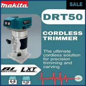 DRT50 마키타 호환 무선 트리머 충전식 머신 브러시리스 bldc 슬롯팅 툴 밀링 목공 조각기