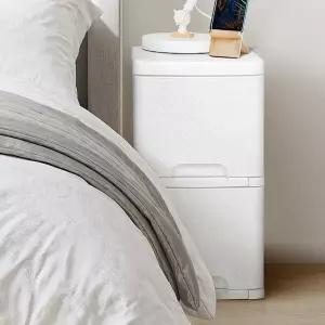 틈새 수납 2단 슬림 수납장 다용도 리빙 거실 침실 주방 플라스틱 라탄 서랍형 모듈형 수납함 서랍장 가구