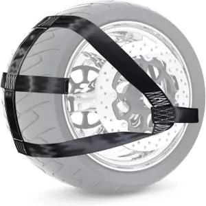 섬플럭트 유니버설 모터사이클 후륜 타이어용 타이다운 스트랩 스포츠 바이크 더트 전기 운송을 위한 조절