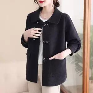 봄가을 시크 트위드 모직코트 여성코트 여름니트 OOTD3