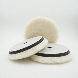 호환 6 인치/7 인치 폴리싱 패드 1 개, 광택기 기계 왁싱 버핑 자동차 페인트 관리 폴리셔 패드 자동차 광택기