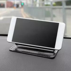 (색상 젤패드거치대)EA 차량용 핸드폰 딱 흡착 젤 패드 회전 논슬립 거치대