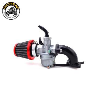 Goten 카브 흡기 파이프 에어 필터, 110cc ATV 쿼드 피트 프로 트레일 바이크용, PZ22