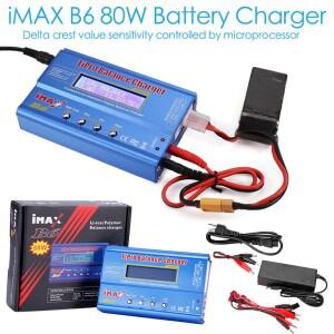 IMAX B6 80W Lipo 밸런스 충전기, 15V 전원 공급 장치 옵션 포함, NiMh 리튬 이온 Ni-Cd 디지털 배터리