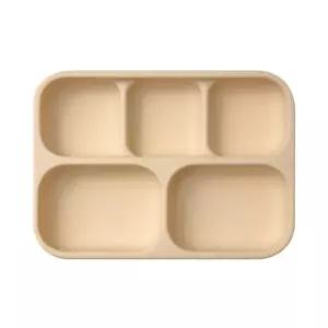 에디슨 유아 실리콘 흡착 식판 식기 5구 이유식 준비 BNS