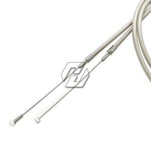 할리 데이비슨 Sportster XL1200 883 Dyna Road King Electra Glide 용 오토바이 제직 강철 와이어 스로틀