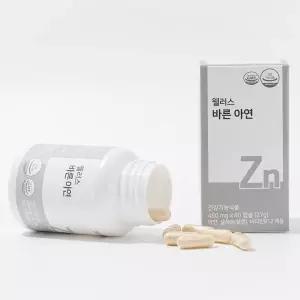 [농부의정원]웰러스 바른 아연 400mgx60정