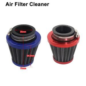 공용 35mm 오토바이 버섯 헤드 기화기 카뷰레터 에어 필터 클리너 흡입 파이프 수정 스쿠터 모토 크로스 AT