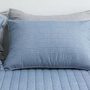 해피니 솔트 소프트마이크로 간절기 베개커버 50x70cm (블루) (베개솜 별매)