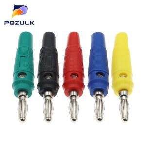 10PCS 새로운 4mm 플러그 순수 구리 도금 뮤지컬 스피커 케이블 와이어 바나나 커넥터