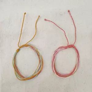 보헤미안 매듭 끈 팔찌 실발찌 zHf9+7Umk