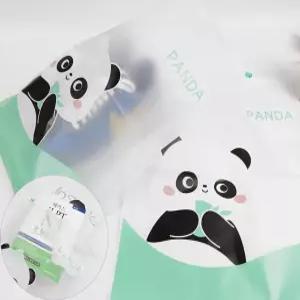 팬더 신발 젖은옷 보관 비닐주머니 지퍼팩1P 터치 볼