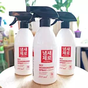 강아지탈취제 애완탈취제 냄새제로500ml 1+1
