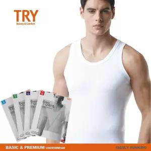 트라이 남성 런닝 10매 순면 민소매 나시 메리야스 zSq6+5YKP