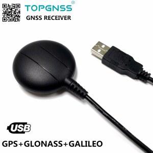 GPS수신기 TOPGNSS 산업용 USB 수신기 안테나 GALILEO GLONASS GN800 GNSS 모듈 GPS